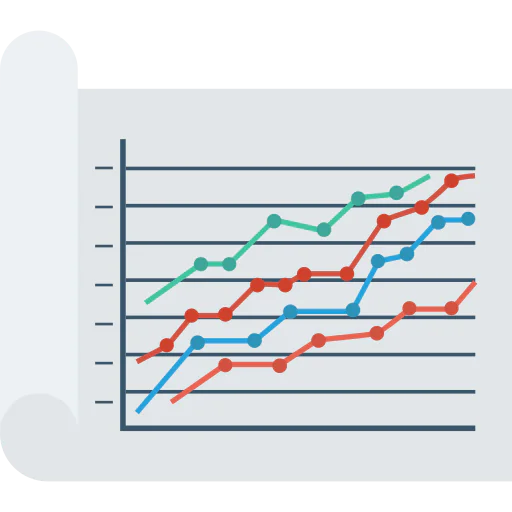 Increasing graph 图标