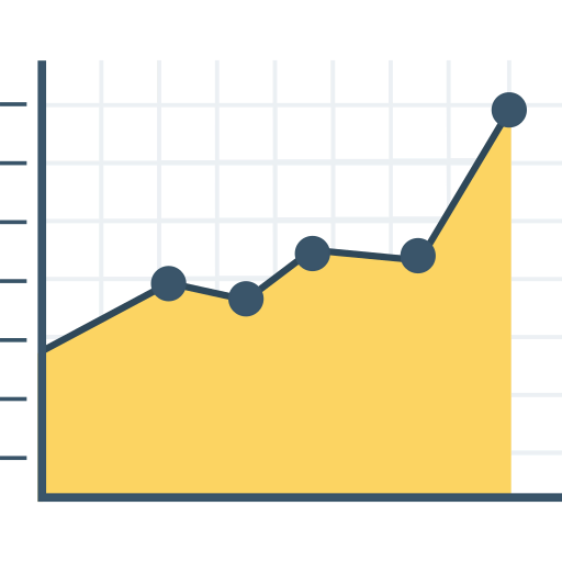 Line chart icon