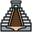 Chichen itza pyramid ícono 64x64