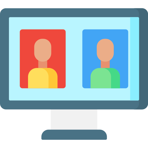 Online interview icon