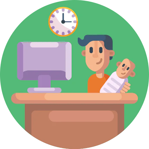 Working at home 图标