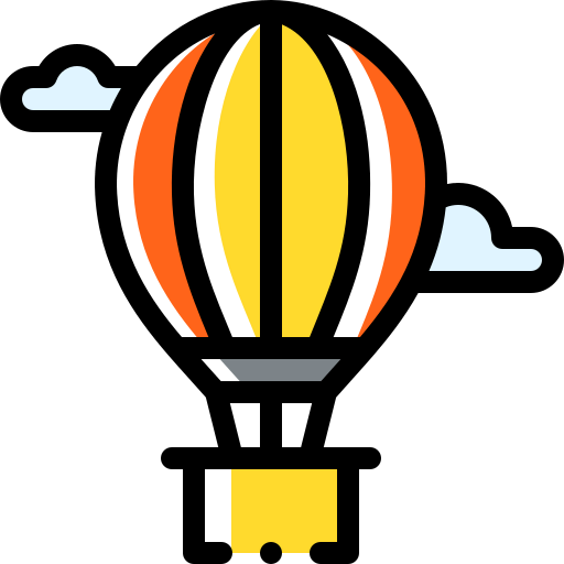 Hot air balloon Ikona