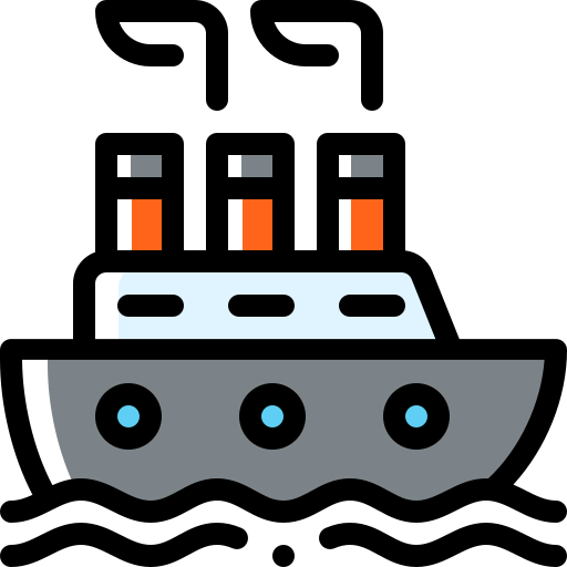 Cargo ship icon