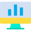 Bar chart icon 64x64