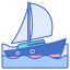 Парусная лодка иконка 64x64