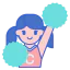Female cheerleader icon 64x64