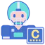 American football player icon 64x64