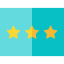 Three stars icon 64x64