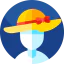 Sun hat icon 64x64