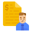 Account debtor icon 64x64