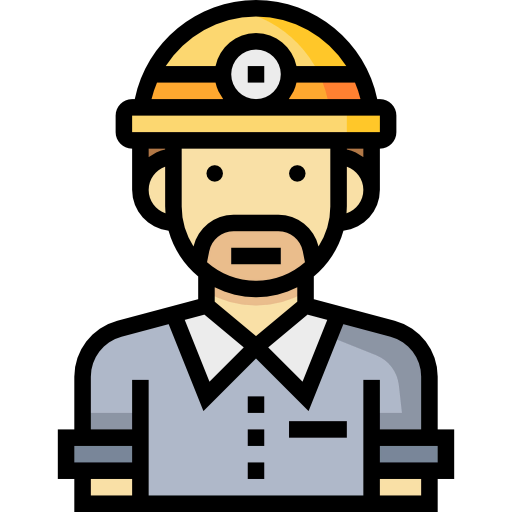 Construction worker icon