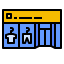 Visual merchandising icon 64x64