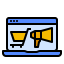 Digital marketing icon 64x64