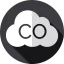 Carbon monoxide Symbol 64x64