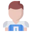 American football player icon 64x64