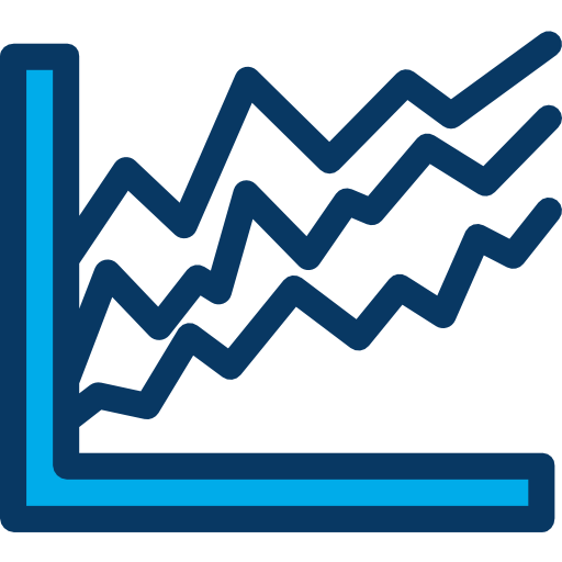 Line chart icon