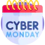 Cyber monday icon 64x64
