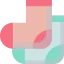 Baby socks icon 64x64