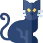 Black cat icon 64x64