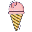 Ice cream cone icône 64x64