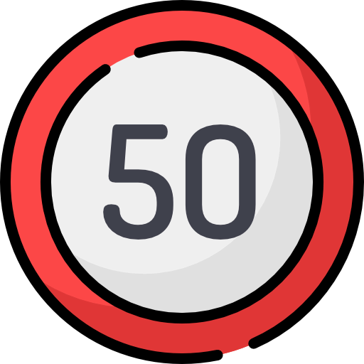Speed limit icon