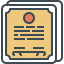 Marriage certificate icon 64x64