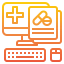 Online pharmacy icon 64x64