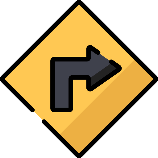 Turn right icon