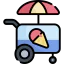 Ice cream cart icon 64x64