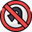 No turn icon 64x64
