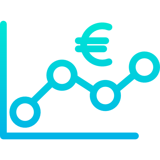 Line chart icon