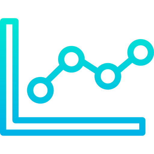 Line chart アイコン
