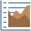 Area graph 图标 64x64
