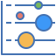 Bubble graph icon 64x64