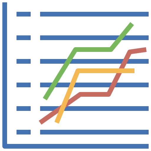 Scatter graph Ikona