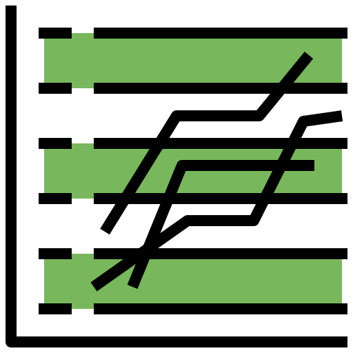 Scatter graph icon