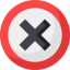 Cross road icon 64x64