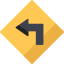 Turn left icon 64x64