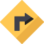 Turn right icon 64x64