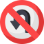 No turn icon 64x64