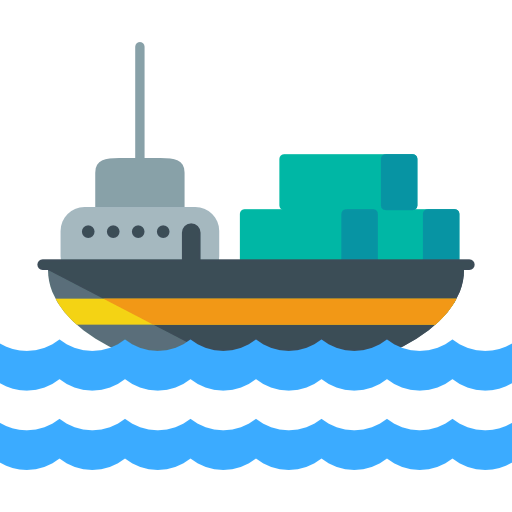 Cargo ship icon