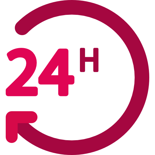 24 hours icon