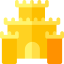 Sand castle icon 64x64