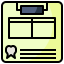 Dental record icon 64x64