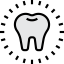 Tooth whitening icon 64x64