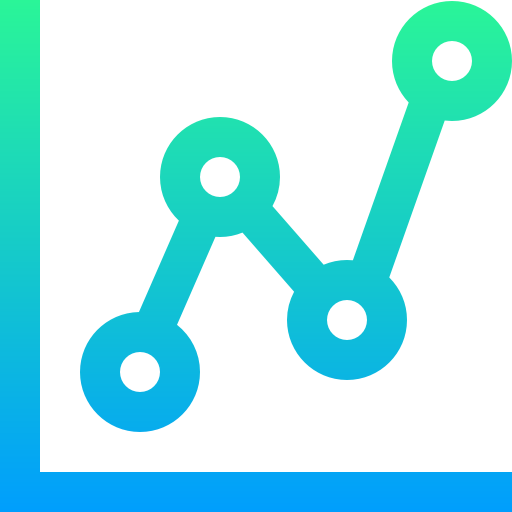 Линейный график иконка