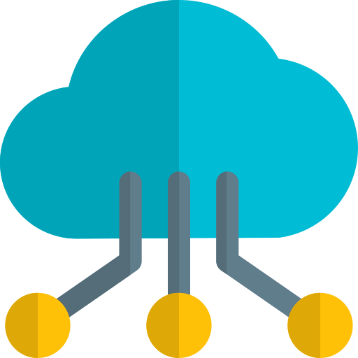Cloud network icon