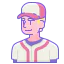Baseball player icon 64x64