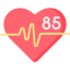 Heart rate ícone 64x64