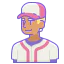 Baseball player icon 64x64